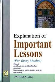 Explanation of Important Lessons